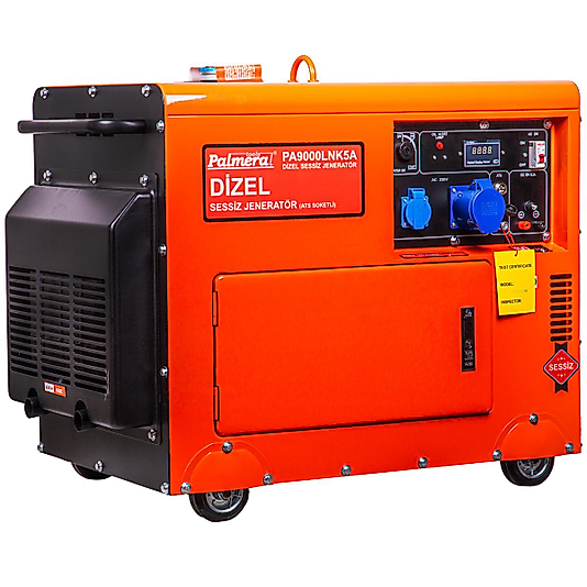 PA9000LNK5A EUR5 JENERATÖR 8,1 kVA DİZEL MARŞLI ATS UYUMLU