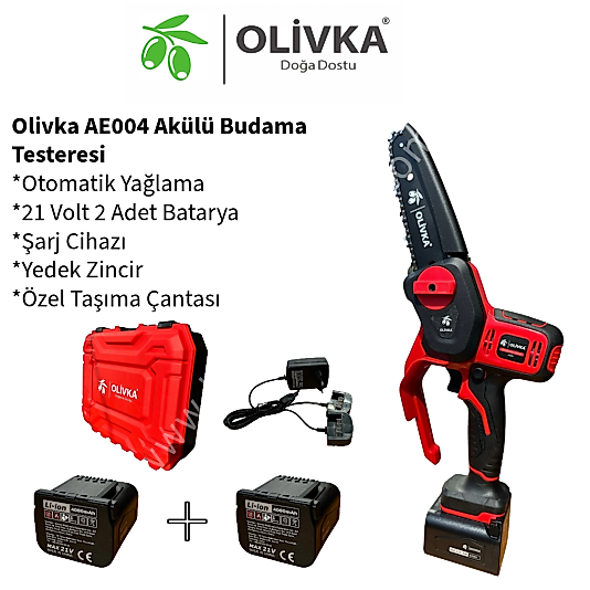 Olivka AE004 Akülü Budama Testeresi