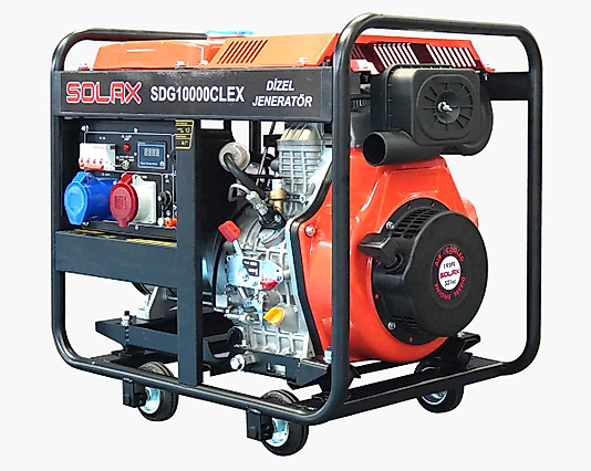 SOLAX, SDG10000CLEX TRIFAZ & MONOFAZ, MARŞLI, DİZEL JENERATÖR
