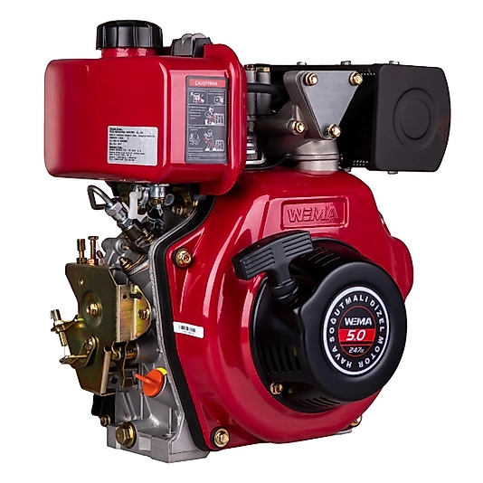 WM173F 5.5 HP DİZEL MOTOR İPLİ ÇAPA TİP FREZELİ